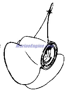 Evinrude Johnson OMC 0172493 - SST SD 19 Inch
