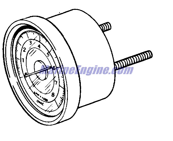 Tachometer Kit - Flush Mount - 7000 Rpm - Non-plug-in Instruments 