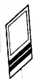 Evinrude Johnson OMC 0209787 - Applique Plate (209787)