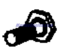 Evinrude Johnson OMC 0312876 - Screw, Steering Handle
