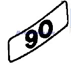 Evinrude Johnson OMC 0331990 - Plate (331990)