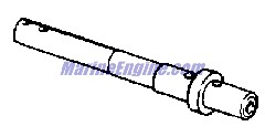 Evinrude Johnson OMC 0332657 - Propeller Shaft