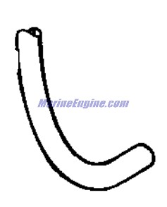 Evinrude Johnson OMC 0339505 - Thermostat To Exhaust Housing Hose