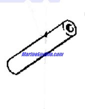 Evinrude Johnson OMC 0348995 - Hose