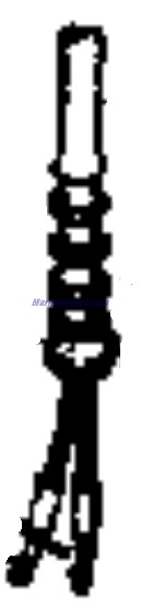 Evinrude Johnson OMC 0379628 - Electric Shift Cable