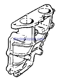 Evinrude Johnson OMC 0382570 - Intake Manifold (382570)