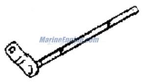 Evinrude Johnson OMC 0383391 - Shaft & Valve