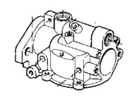 Evinrude Johnson OMC 0386184 - Carburetor Body Assembly, NLA