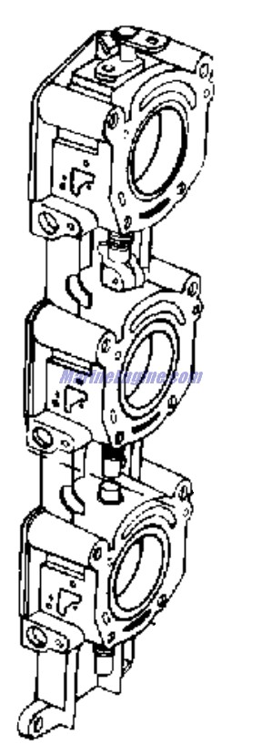 335404 NEW OEM JOHNSON EVINRUDE OMC BRP INTAKE MANIFOLD SEA STARBOARD