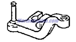 Evinrude Johnson OMC 0437687 - Lever & Ball Assembly