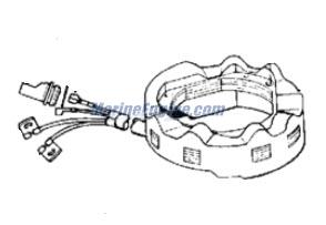 Evinrude Johnson OMC 0583729 - 6A Stator Assembly