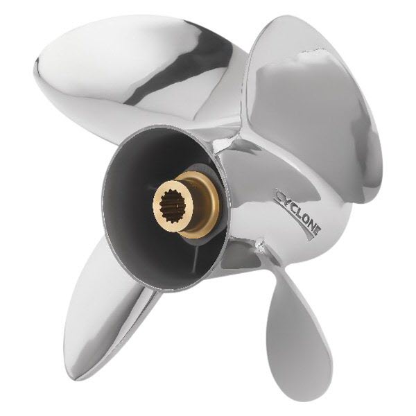 Evinrude Johnson OMC 0765821 - Propeller, 141/8 X 19 Left Hand OMC SysteMatched