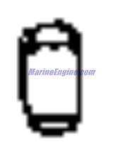 Evinrude Johnson OMC 0986284 - Valve Core And Seal Assembly