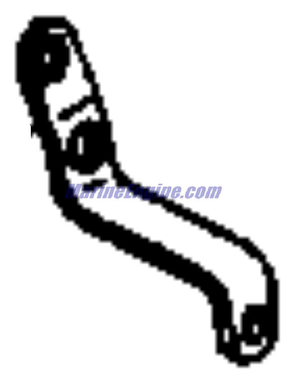 Evinrude Johnson OMC 5000727 - Bracket & Nut Assembly