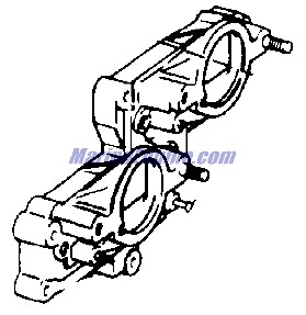 Evinrude Johnson OMC 5000887 - Intake Manifold 200/225FFI