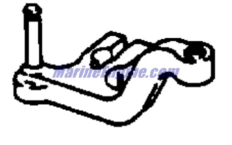 Evinrude Johnson OMC 5004319 - Lever & Pin Assembly