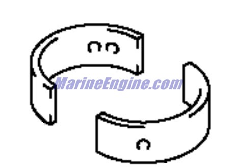 Evinrude Johnson OMC 5031322 - CrankShaft Bearing Set