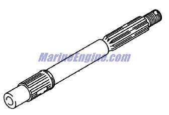 Evinrude Johnson OMC 5031546 - Propeller Shaft