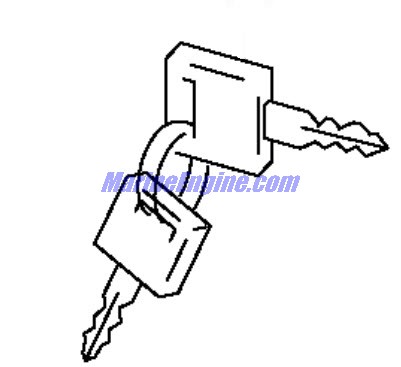 Evinrude Johnson OMC 5031769 - Key (13)