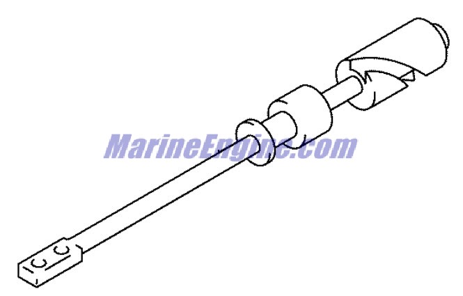 Evinrude Johnson OMC 5031780 - Throttle Shaft Assembly