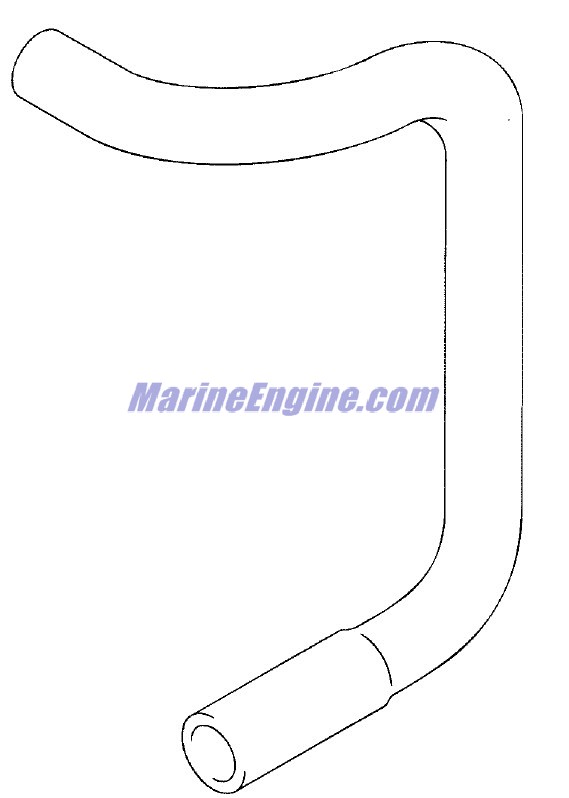 Evinrude Johnson OMC 5031922 - Water Return Hose