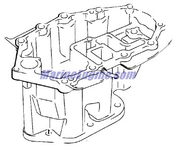 Evinrude Johnson OMC 5031928 - Oil Pan