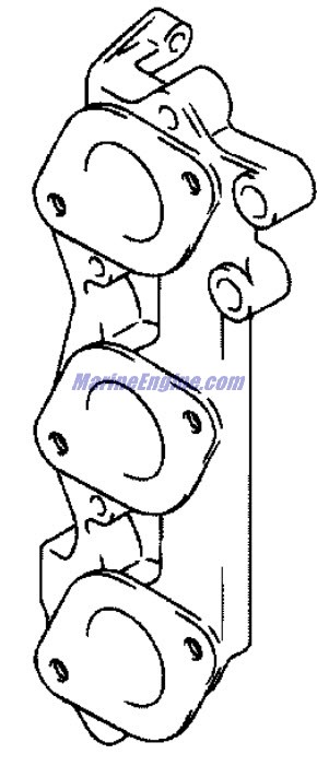 Evinrude Johnson OMC 5031960 - Case, Inlet