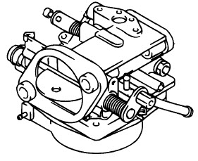 Evinrude Johnson OMC 5031965 - Carburetor, Center (25)