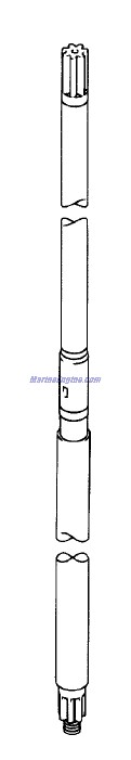 Evinrude Johnson OMC 5032095 - Drive Shaft - Short
