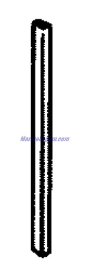 Evinrude Johnson OMC 5032115 - Cushion, Side Cover