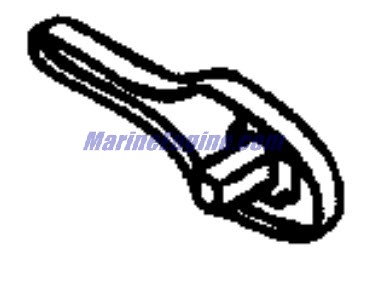 Evinrude Johnson OMC 5032126 - Lever, Hook - Rear