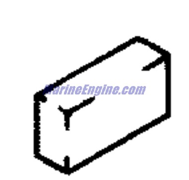 Evinrude Johnson OMC 5032132 - Bumper, Side Cover