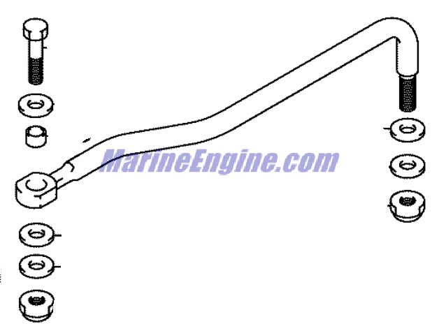 Evinrude Johnson OMC 5032200 - Drag Link Assembly