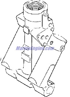 Evinrude Johnson OMC 5032209 - Manifold, Power Tilt & Trim 70HP