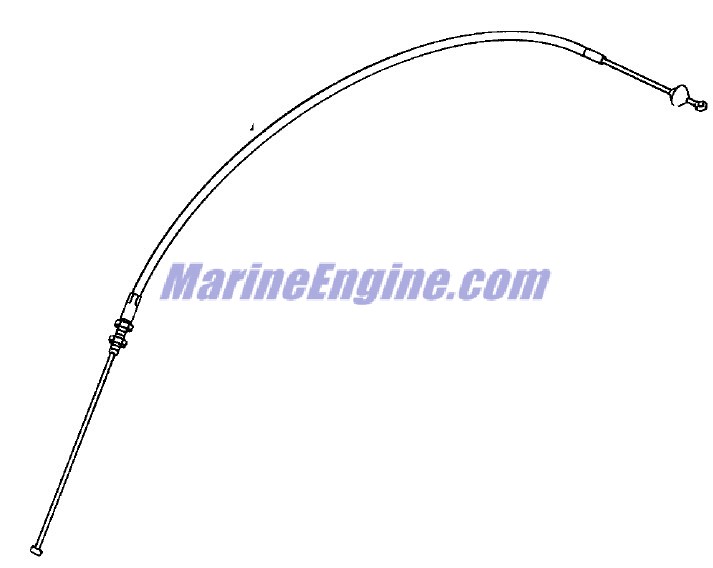 Evinrude Johnson OMC 5032331 - Neutral Start Cable Assembly