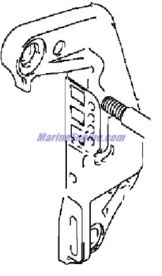 Evinrude Johnson OMC 5032632 - Bracket, Clamp, Prt
