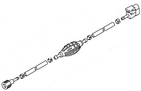 Evinrude Johnson OMC 5032754 -Fuel Hose Assembly