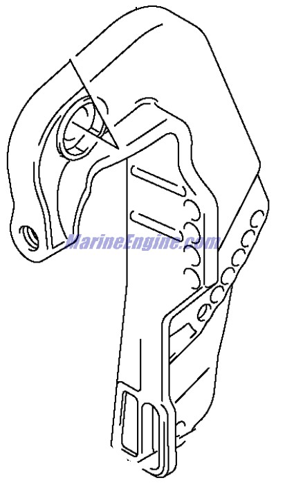 Evinrude Johnson OMC 5032789 - Stern Bracket - Port
