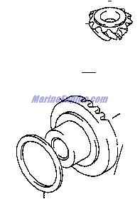 Evinrude Johnson OMC 5032933 - Gears, Forward, Pin & Rev