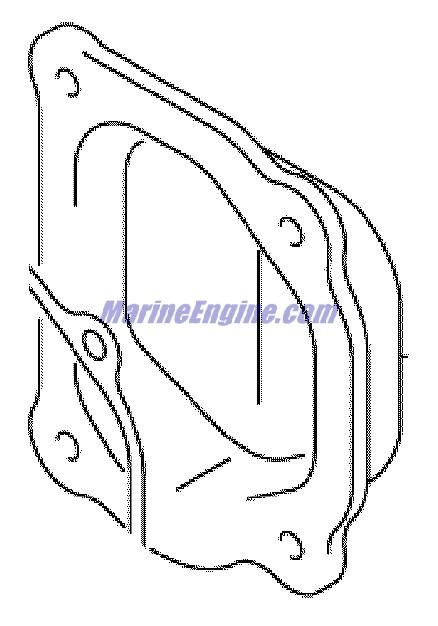 Evinrude Johnson OMC 5033343 - Cylinder Cover