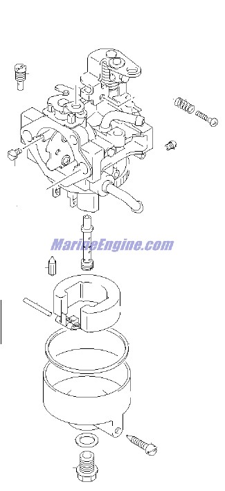 Evinrude Johnson OMC 5033365 - Carburetor Assembly