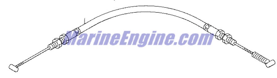 Evinrude Johnson OMC 5033387 - Cable Assembly, Nsi