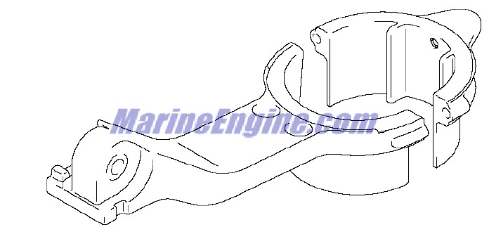 Evinrude Johnson OMC 5033413 - Steering Cover