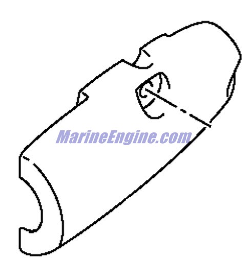 Evinrude Johnson OMC 5033564 - Lower Mount Cover