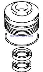 Evinrude Johnson OMC 5035153 - Drive Shaft Bearing Housing