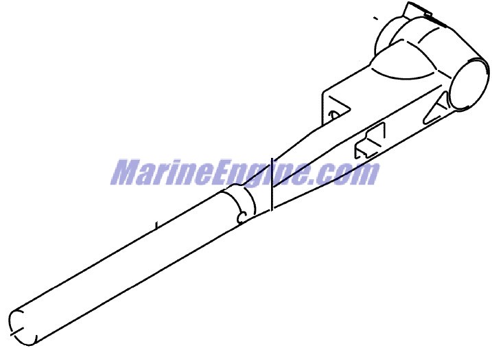 Evinrude Johnson OMC 5037411 Tiller Handle