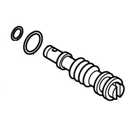 Evinrude Johnson OMC 5040586 - Manual Valve Assembly