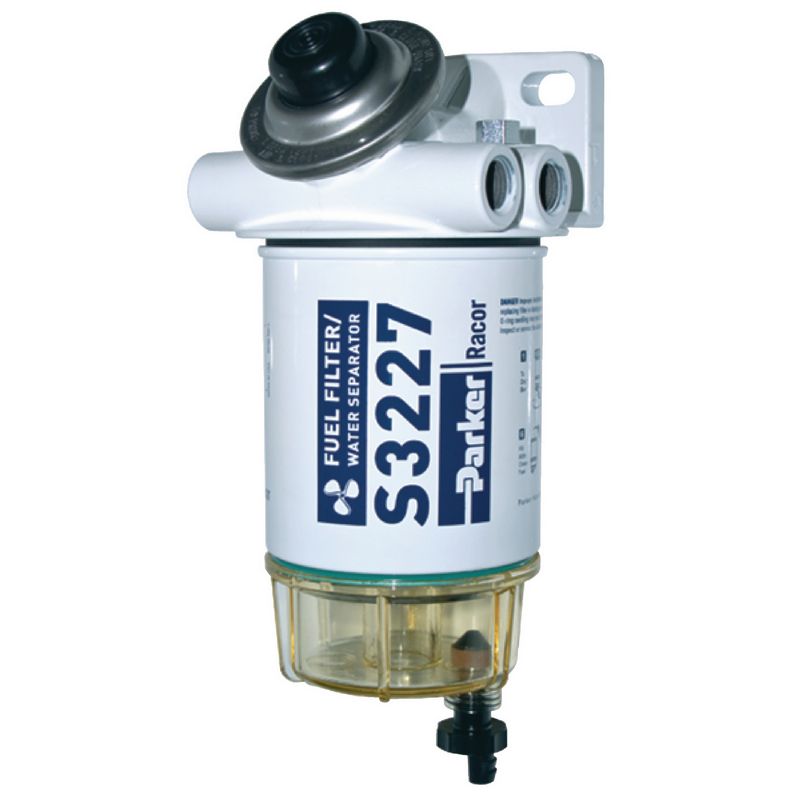 Racor Filter 490RRAC01 Gas Water Separator Filter with Integral Primer Pump