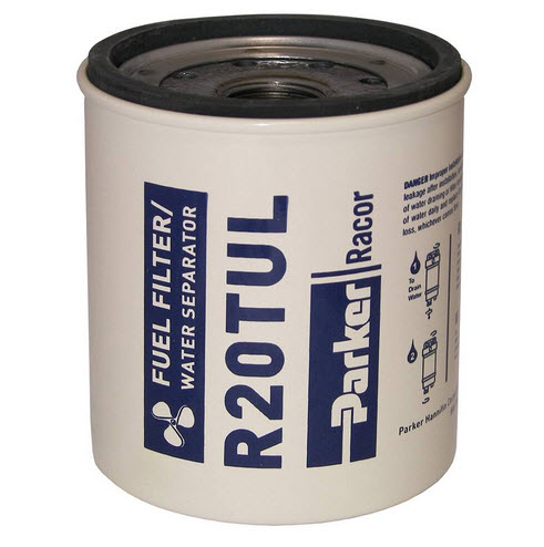 Racor Filter R20TUL - Replacement Element for Diesel Spin-On Fuel/Water Separators, 230R 10 MICRON