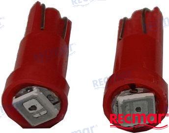 Recmar Marine REC863946 - BULB 12V. 12W RED (2PK) (REC863946)
